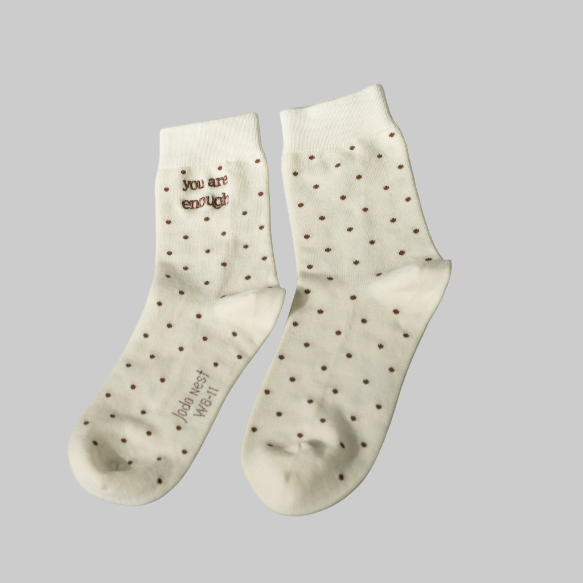 “You are enough” — Affirmation Dots Women’s Socks