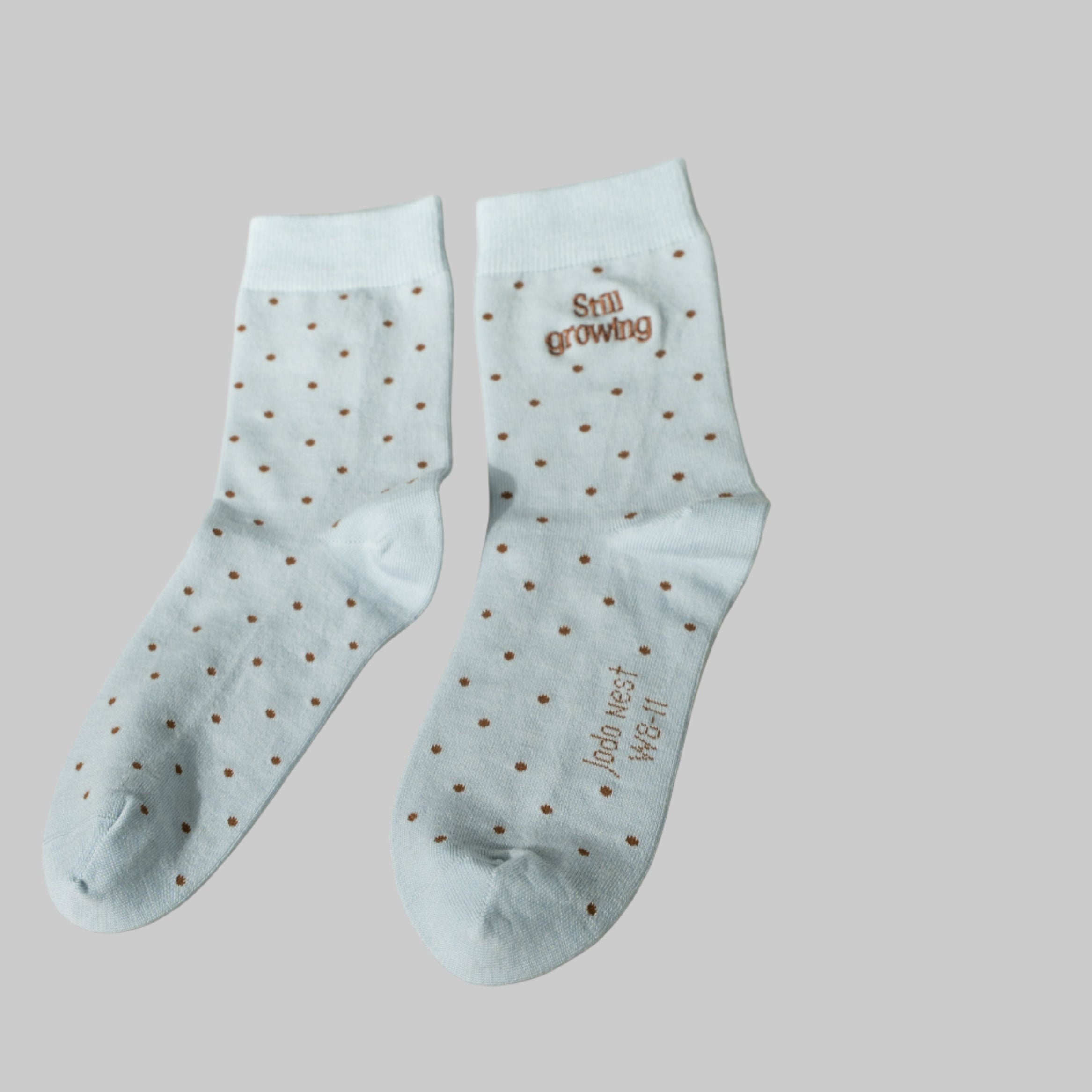 “Still growing” — Affirmation Dots Women’s Socks