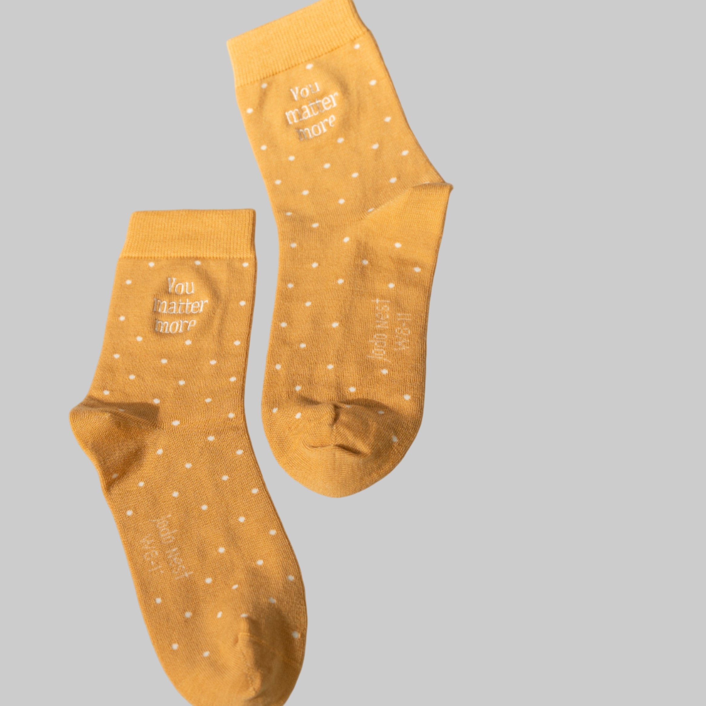 “Still growing” — Affirmation Dots Women’s Socks