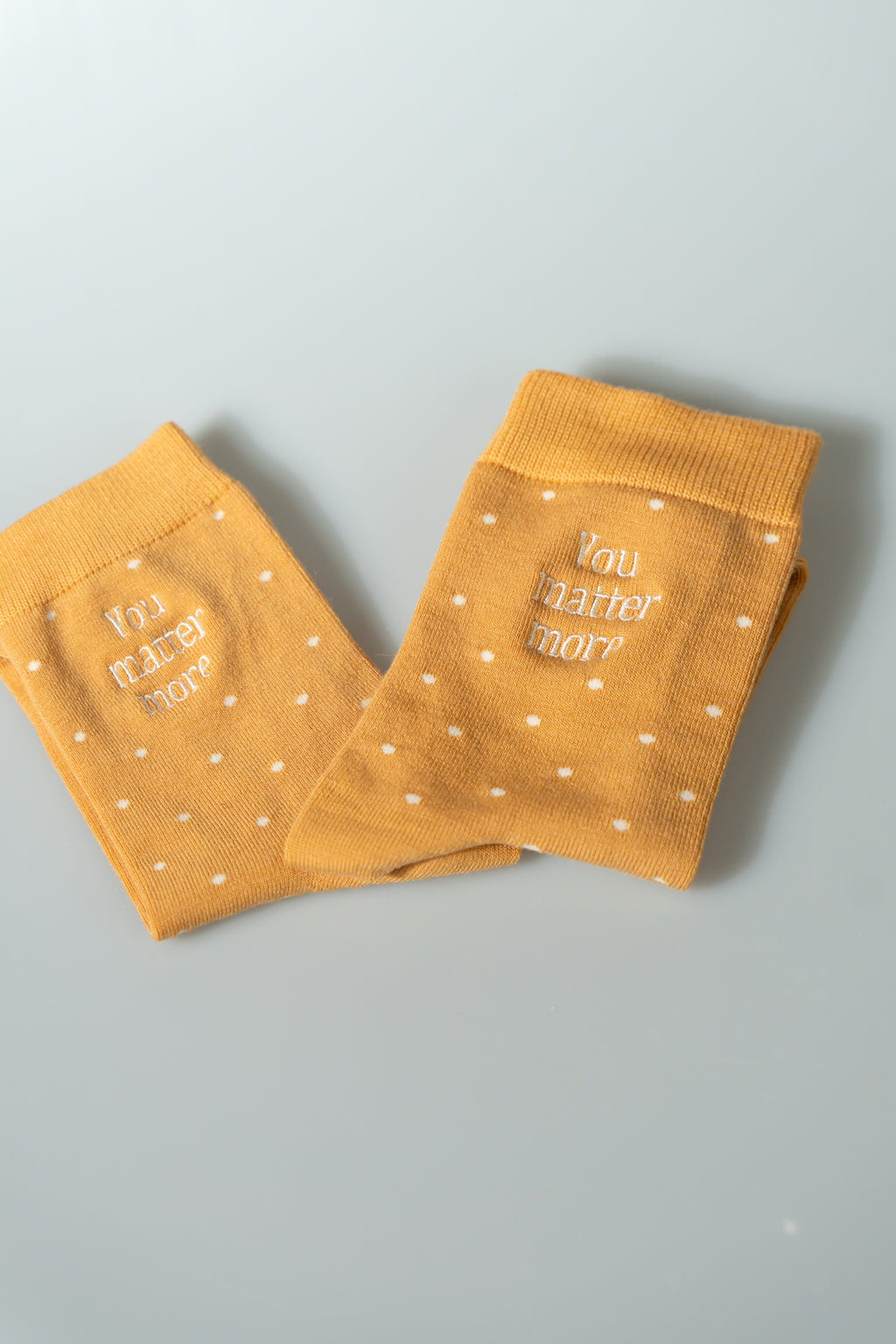 “You matter more” — Affirmation Dots Women’s Socks
