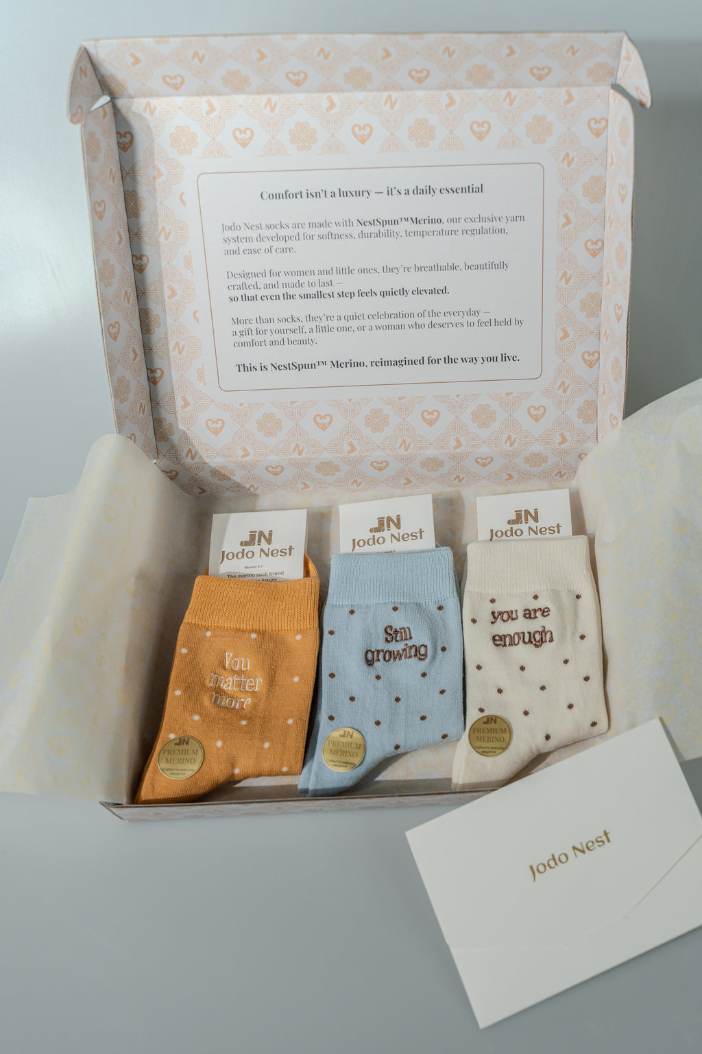 “You matter more” — Affirmation Dots Women’s Socks