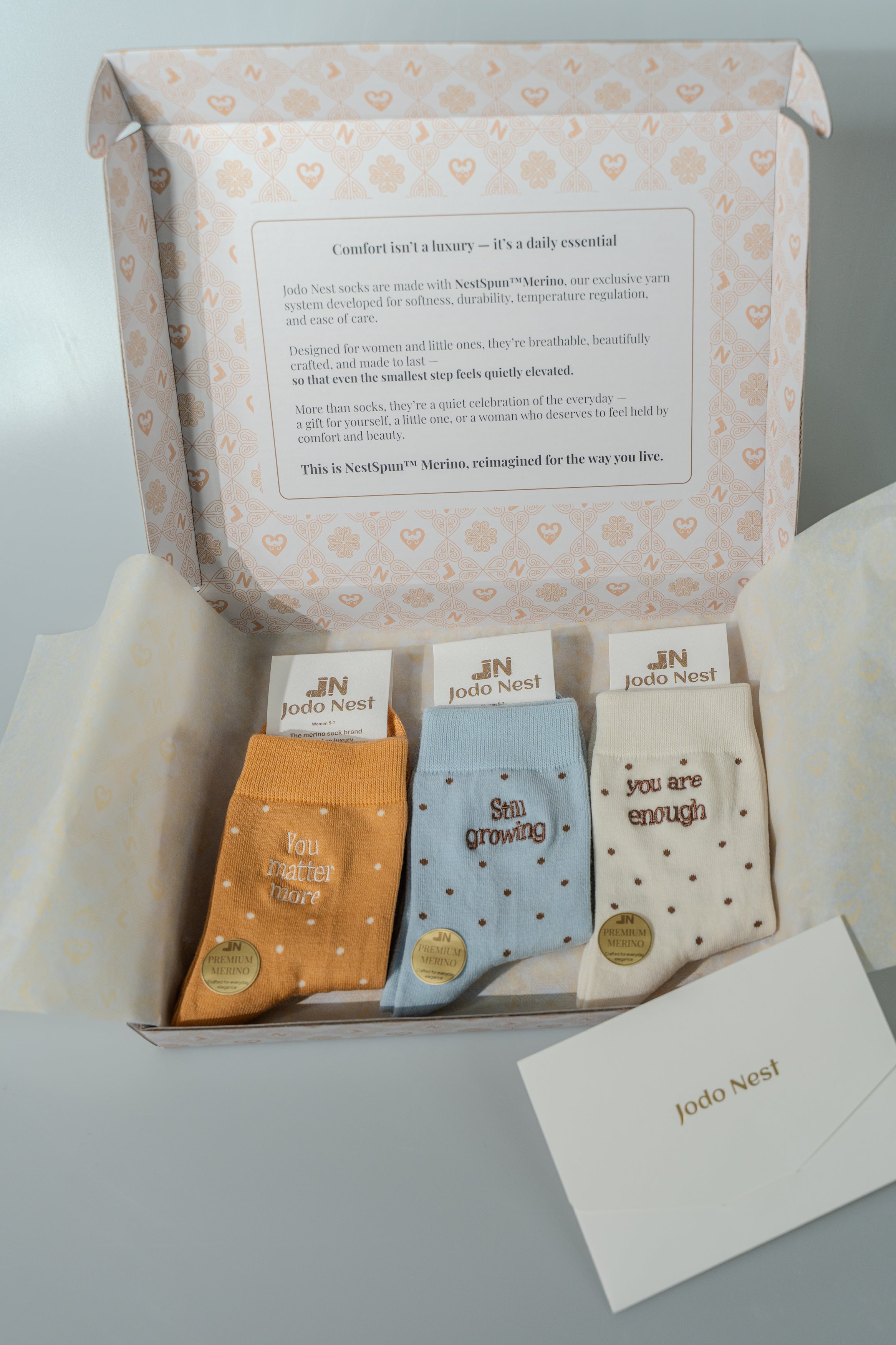 “You matter more” — Affirmation Dots Women’s Socks